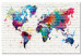 Cork Pinboard Walls of the World  [Cork Map] 97556