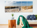 Canvas Print A sea promenade - seaside landscape with a beach and a calm sky 98556 additionalThumb 3