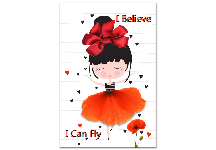 Canvas Print I Believe I Can Fly (1 Part) Vertical 114266