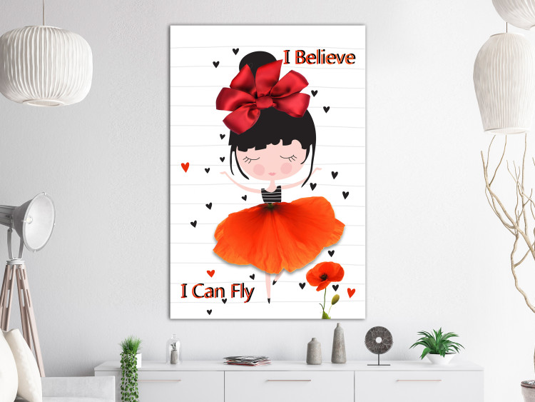 Canvas Print I Believe I Can Fly (1 Part) Vertical 114266 additionalImage 3