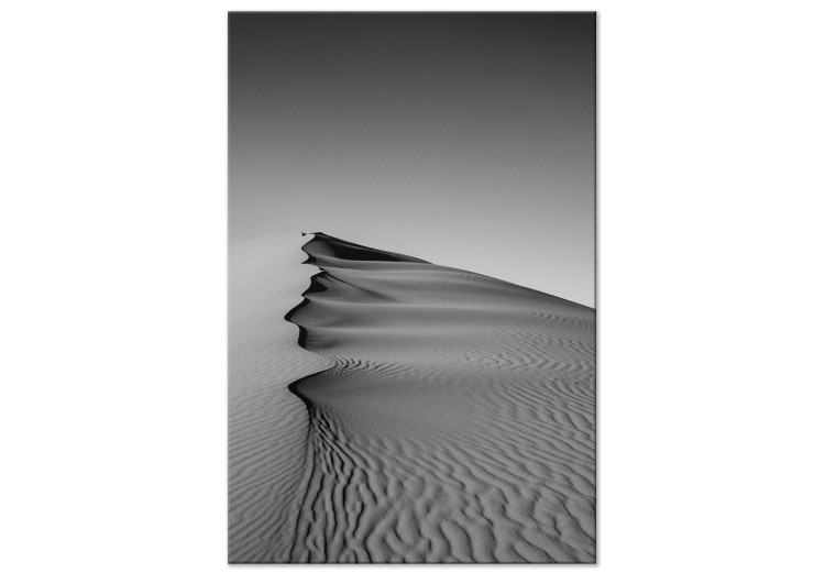 Canvas Print Desert trail - subdued graphics presenting the landscape of the desert 116466