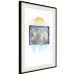 Poster Antarctica - abstract composition with a map of the land of eternal snow 116666 additionalThumb 3
