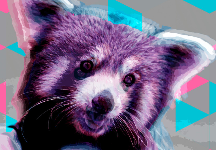 Canvas Raccoon On The Bike (1 Part) Vertical 116966 additionalImage 4
