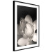 Poster White Subtlety - composition with a light flower on a deep black background 117766 additionalThumb 3