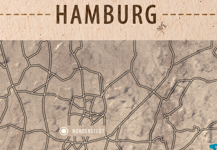 Poster Isometric Map: Hamburg - composition with the port city of Germany 118566 additionalImage 8