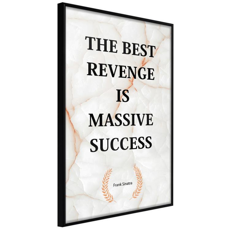 Poster The Best Revenge Is Massive Success - English texts on a marble background 122866 additionalImage 11