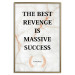 Poster The Best Revenge Is Massive Success - English texts on a marble background 122866 additionalThumb 16