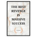 Poster The Best Revenge Is Massive Success - English texts on a marble background 122866 additionalThumb 18