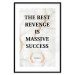 Poster The Best Revenge Is Massive Success - English texts on a marble background 122866 additionalThumb 15