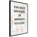 Poster The Best Revenge Is Massive Success - English texts on a marble background 122866 additionalThumb 11