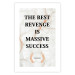 Poster The Best Revenge Is Massive Success - English texts on a marble background 122866 additionalThumb 19