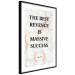 Poster The Best Revenge Is Massive Success - English texts on a marble background 122866 additionalThumb 12