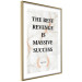 Poster The Best Revenge Is Massive Success - English texts on a marble background 122866 additionalThumb 9