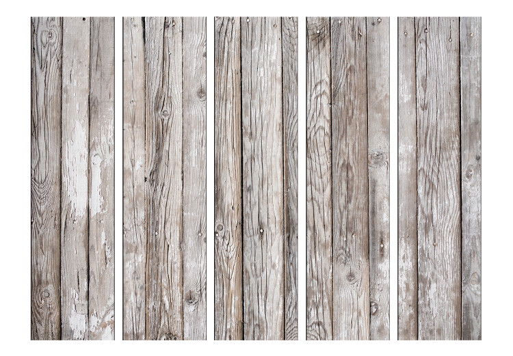 Folding Screen Scandinavian Wood II - texture of natural wooden planks 122966 additionalImage 3