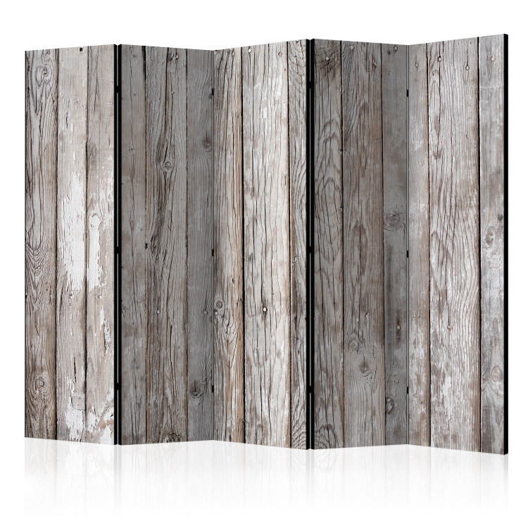 Folding Screen Scandinavian Wood II - texture of natural wooden planks 122966