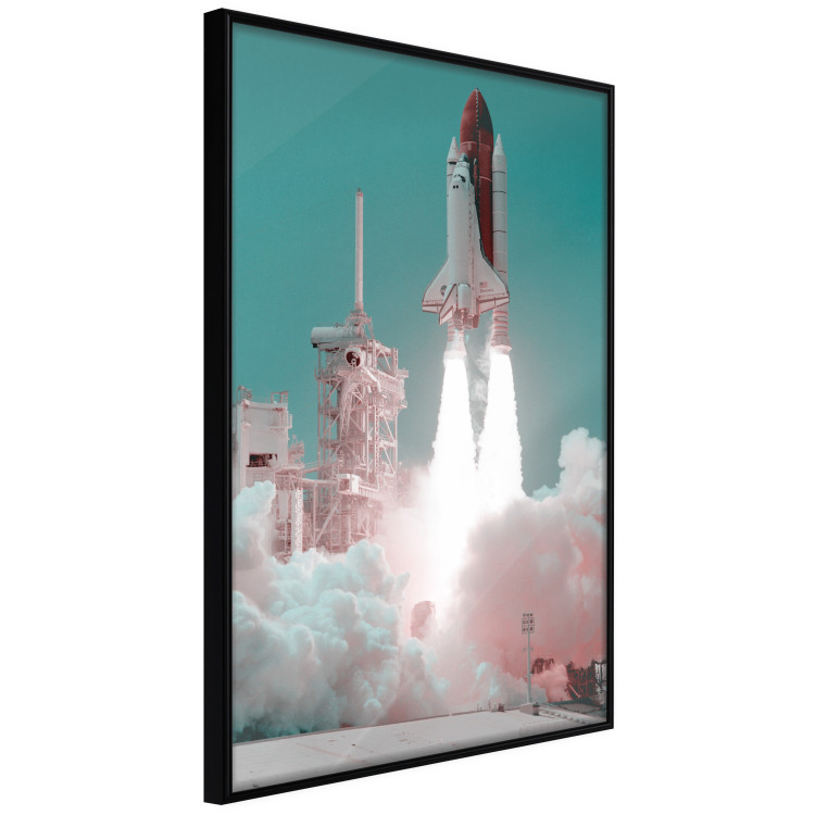 Wall Poster New Era - rocket blasting off into space leaving a large amount of smoke 123166 additionalImage 10