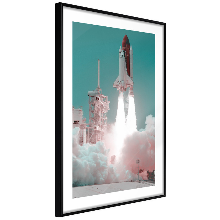 Wall Poster New Era - rocket blasting off into space leaving a large amount of smoke 123166 additionalImage 11
