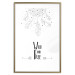 Poster Wild and Free - black and white hanging feathers above English texts 123366 additionalThumb 14