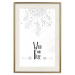 Poster Wild and Free - black and white hanging feathers above English texts 123366 additionalThumb 19