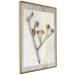 Poster Golden Mistletoe - abstract plant covered in gold on marble background 124966 additionalThumb 12