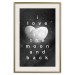 Wall Poster Moonlit Heart - white English text on a cosmic background 125266 additionalThumb 19