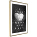 Wall Poster Moonlit Heart - white English text on a cosmic background 125266 additionalThumb 6