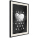 Wall Poster Moonlit Heart - white English text on a cosmic background 125266 additionalThumb 3