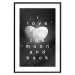 Wall Poster Moonlit Heart - white English text on a cosmic background 125266 additionalThumb 15