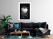 Wall Poster Moonlit Heart - white English text on a cosmic background 125266 additionalThumb 4