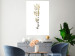 Poster Golden Branch - golden-gray plant on a contrasting white background 125366 additionalThumb 21