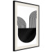 Poster Opera - abstract black figure with multiple lines on a white background 125666 additionalThumb 3