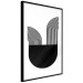 Poster Opera - abstract black figure with multiple lines on a white background 125666 additionalThumb 11