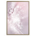 Poster Shining Feather - feather with a water droplet in a pink abstract glow 125866 additionalThumb 16