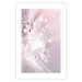 Poster Shining Feather - feather with a water droplet in a pink abstract glow 125866 additionalThumb 19