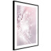 Poster Shining Feather - feather with a water droplet in a pink abstract glow 125866 additionalThumb 12