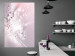 Poster Shining Feather - feather with a water droplet in a pink abstract glow 125866 additionalThumb 17