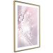Poster Shining Feather - feather with a water droplet in a pink abstract glow 125866 additionalThumb 11