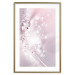 Poster Shining Feather - feather with a water droplet in a pink abstract glow 125866 additionalThumb 14