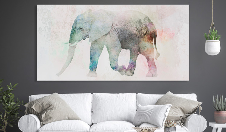 Large canvas print Painted Elephant II [Large Format] 127566 additionalImage 5