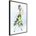 Poster Herbal Girl - abstract woman in skirt with white flowers 127866 additionalThumb 13