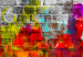 Canvas World of Bricks (1-part) wide - colorful abstraction of the world map 128066 additionalThumb 4
