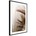 Poster Rhythmic Tones: Sepia - summer composition with tropical palm leaves 129466 additionalThumb 6