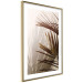Poster Rhythmic Tones: Sepia - summer composition with tropical palm leaves 129466 additionalThumb 9