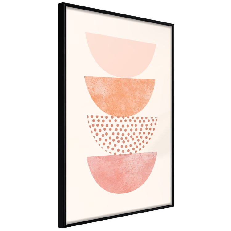 Wall Poster Halves - abstract fragments of circles with different patterns and colors 129766 additionalImage 11