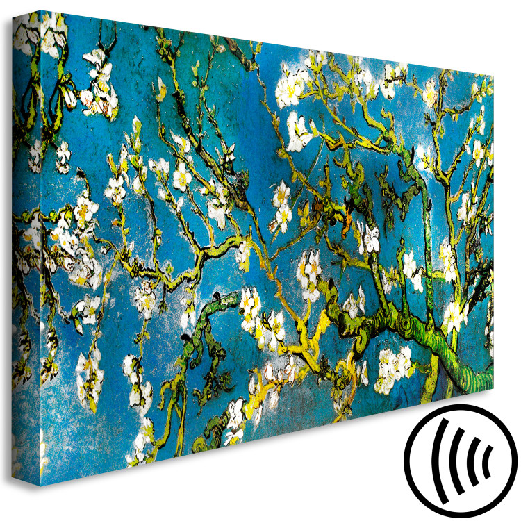 Canvas Blooming Almond Tree (1-piece) Wide - tree with white flowers 129866 additionalImage 6