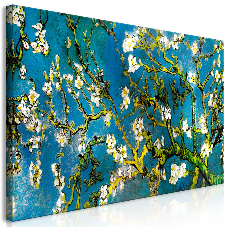 Canvas Blooming Almond Tree (1-piece) Wide - tree with white flowers 129866 additionalImage 2