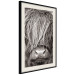 Poster Face to Face with Nature - black and white portrait of an animal with hair 130266 additionalThumb 2