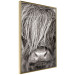 Poster Face to Face with Nature - black and white portrait of an animal with hair 130266 additionalThumb 12