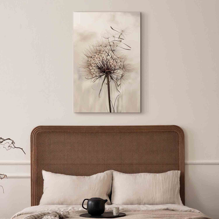 Canvas Art Print Magnetic Gust (1-piece) Vertical - dandelion in the wind 131566 additionalImage 10