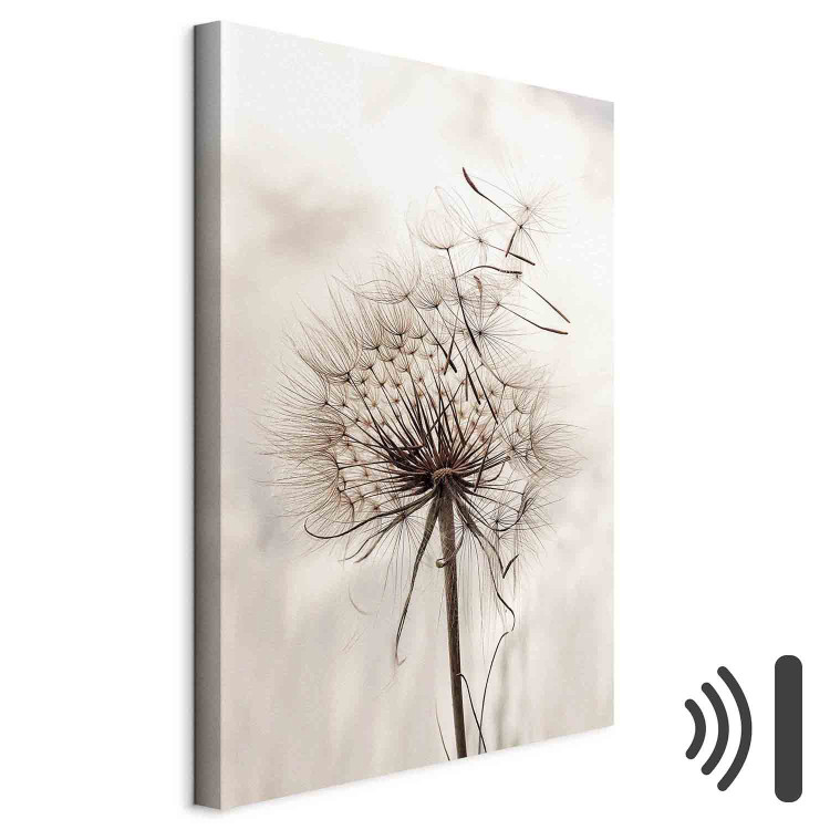 Canvas Art Print Magnetic Gust (1-piece) Vertical - dandelion in the wind 131566 additionalImage 8